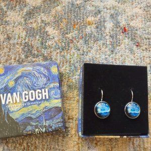 NEW: Van Gogh Art Earrings (Starry Night)